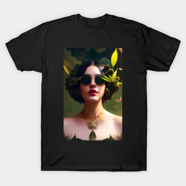 Abstract Rastafari Princess T-Shirt by Voodoo Production